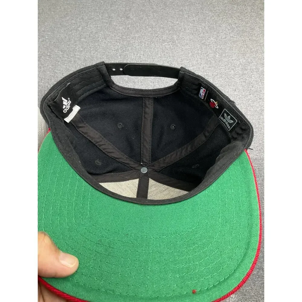 adidas NBA Miami Heat Snapback Red/Black Hat Cap